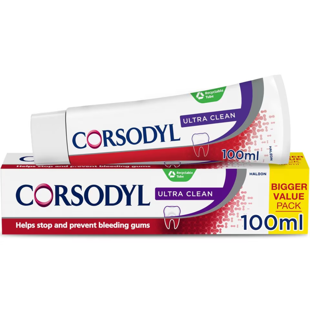 Corsodyl Ultra Clean Toothpaste 4 x 100ml