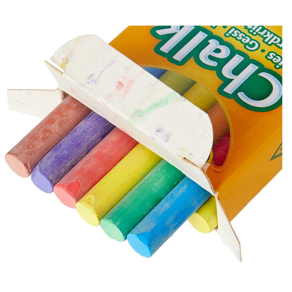 Crayola Coloured Chalk 12 pcs x 8 Packs 