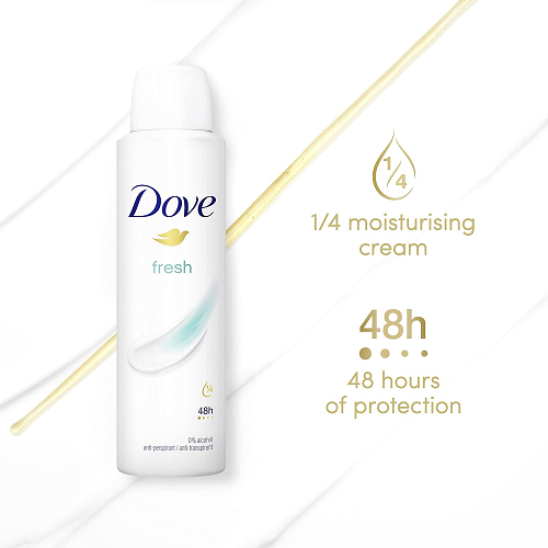 Dove Anti-perspirant Deodorant Spray Fresh 150ml