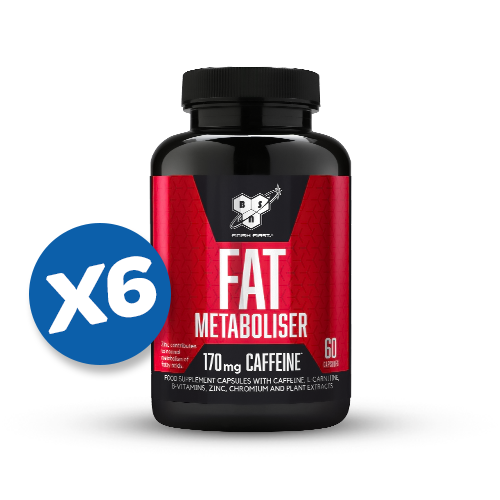 BSN Fat Metaboliser Food Supplement Capsules (6 x 60)