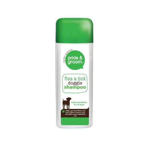 Pride & Groom Flea & Tick Doggie Shampoo 300ml