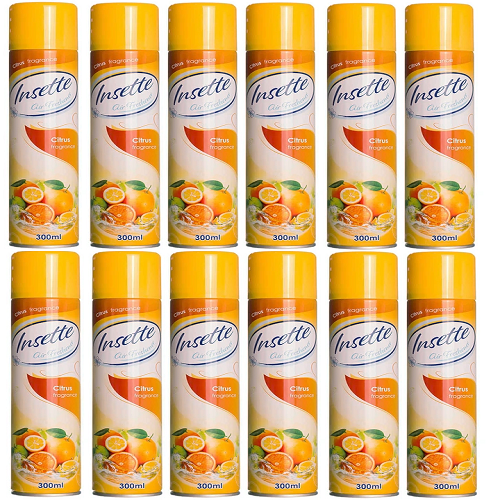 Insette Air Freshener Citrus (12 x 300ml)