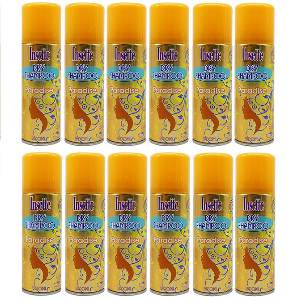 Insette Dry Shampoo Paradise 12 x 200ml