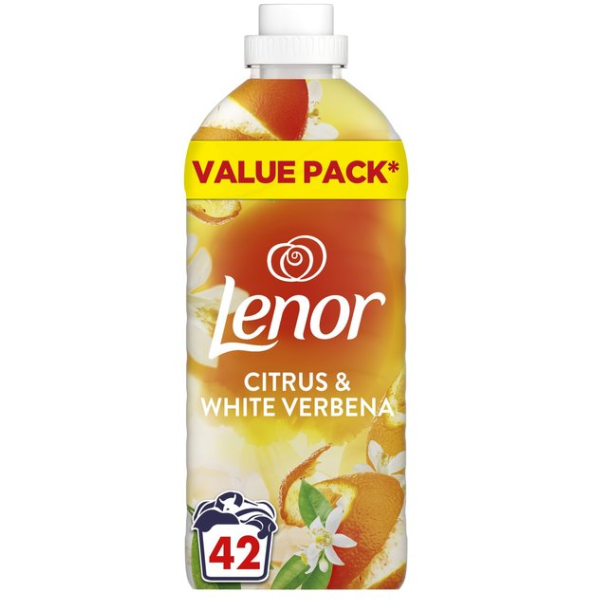 Lenor Fabric Conditioner Citrus & White Verbena 42 Wash 1.386L