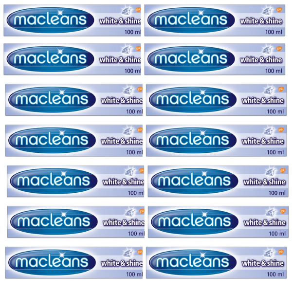 Macleans White & shine Toothpaste 12 x100Ml