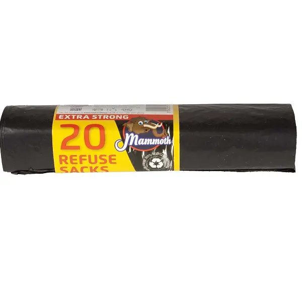 Mammoth Extra Strong Refuse Sacks 75Ltr 20 Pack