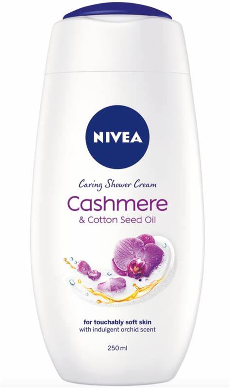 Nivea Cashmere & Cotton Seed Oil Shower Cream 250ml
