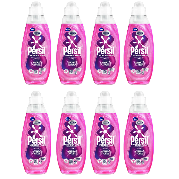 Persil Wonder Wash Laundry Detergent Ultra Care 8 x 31 Wash 837ml