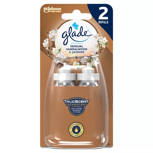 Glade Sense & Spray Refill Sensual Sandalwood 2 x 18ml (Twin Pack)