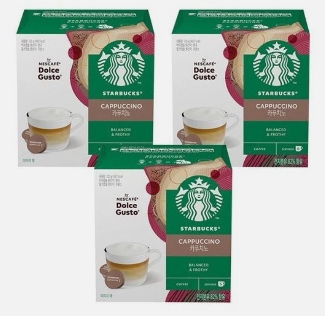 Starbucks Cappuccino by Nescafe Dolce Gusto Coffee Pods, 36 Pods
