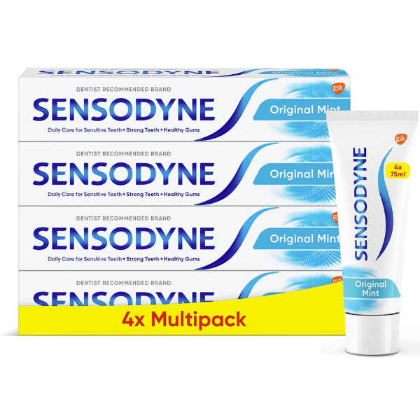 Sensodyne Daily Care Original Mint Toothpaste 4 x 75ml