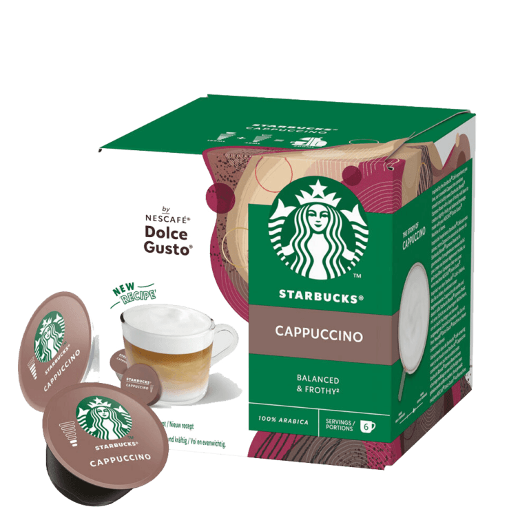 Starbucks Cappuccino by Nescafe Dolce Gusto Coffee Pods, 36 Pods