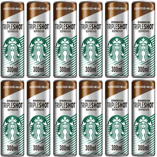 Starbucks Coffee Tripleshot Espresso Iced Coffee (12x 300ml)