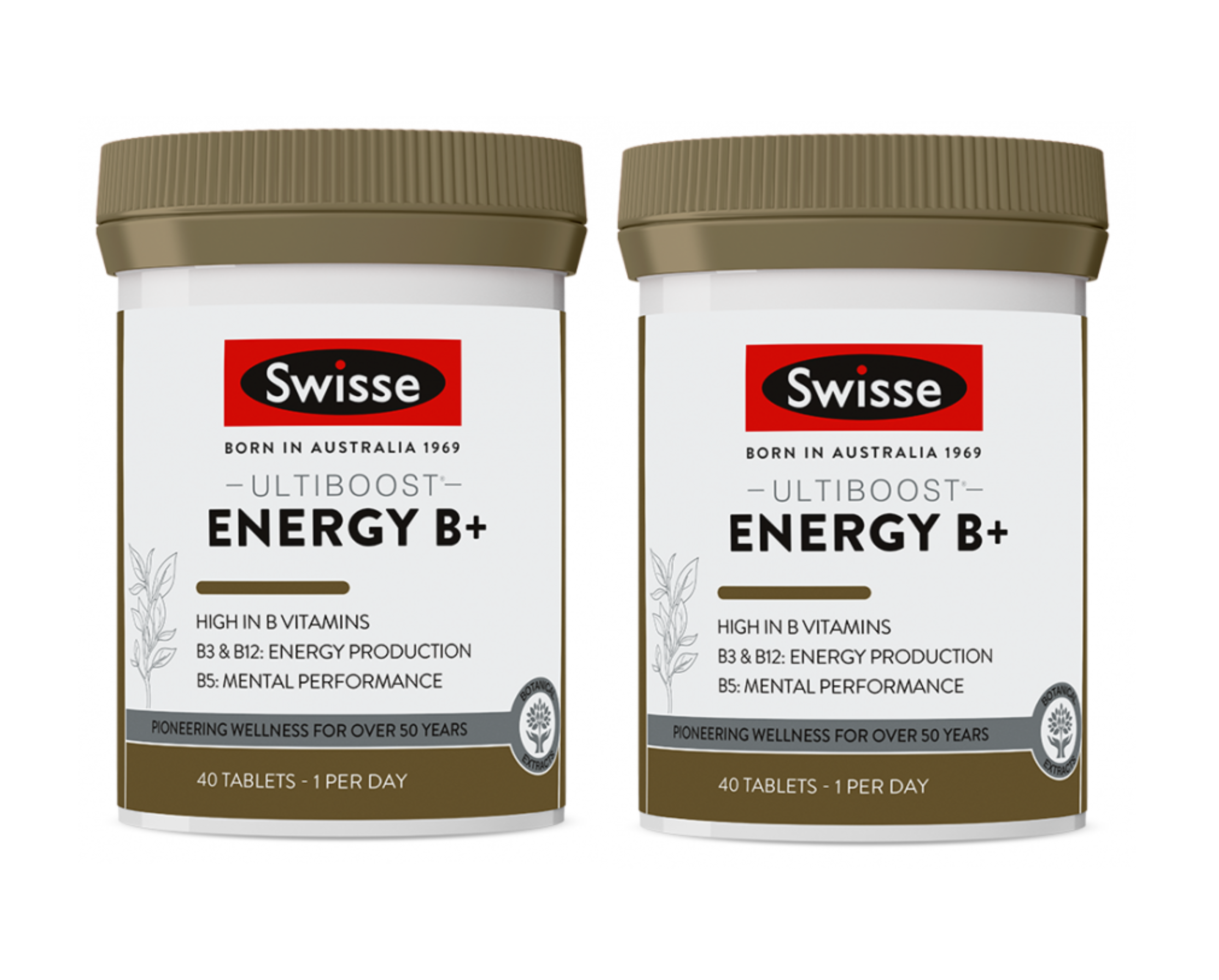 Swisse Ulti Boost Energy B+ 40 Tablets (x2)
