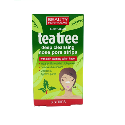 Beauty Formulas Tea Tree Deep Cleansing Nose Pore 6 Strips 