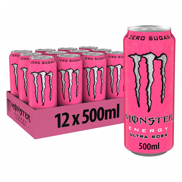 Monster Energy Drink Ultra Rosa 12 x 500ml