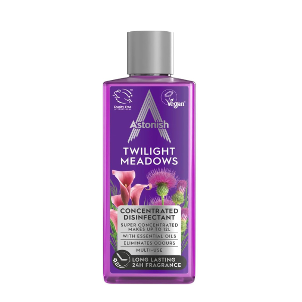 Astonish 3 in 1 Multi-Purpose Super Concentrated Disinfectant with Long Lasting Fragrance, Twilight Meadows,300ml