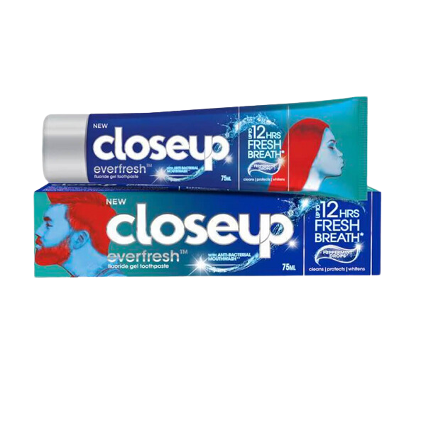 Closeup Fluoride Gel Toothpaste Peppermint Drops 9 x 90g