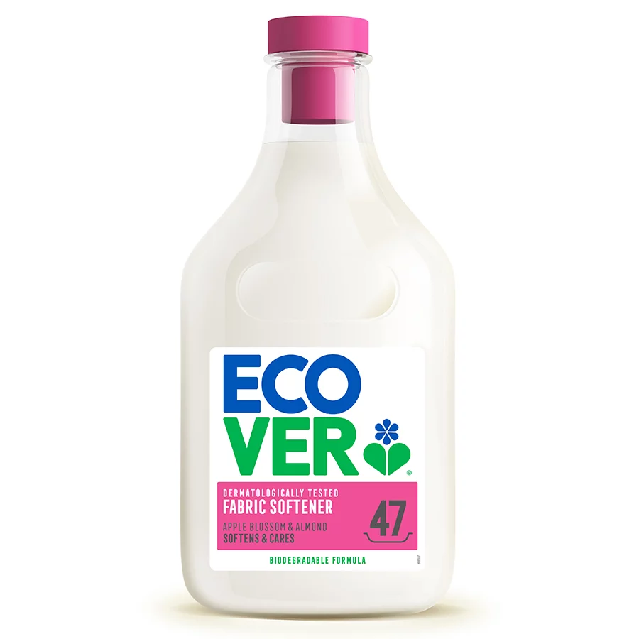 Ecover Apple Blossom And Almond Fabric Softener 47 Wash 1.43L