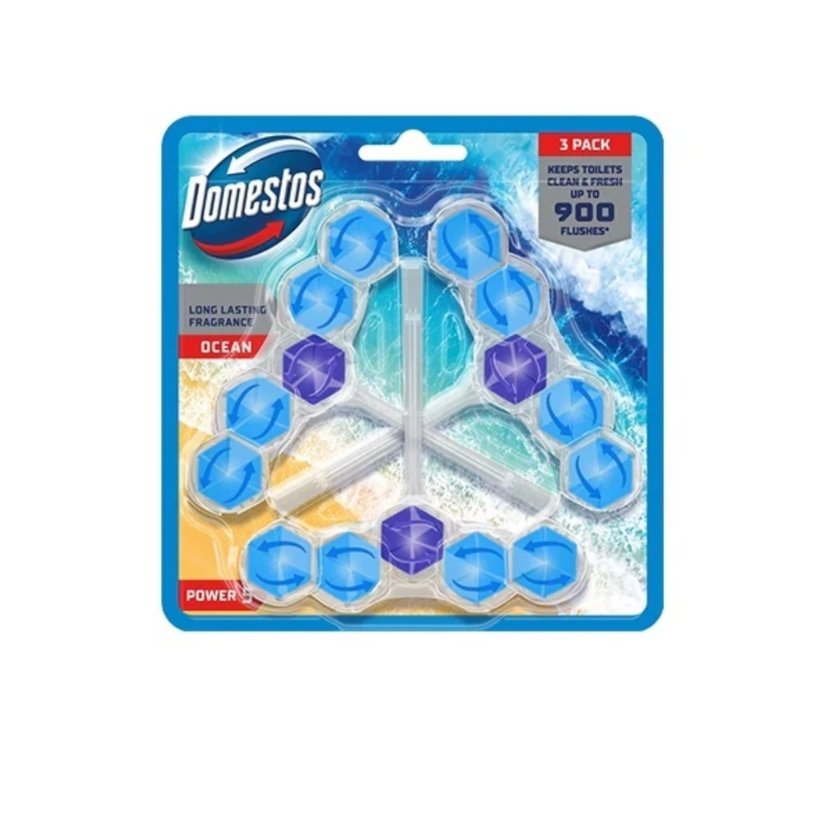 Domestos Ocean Rim Block 3 Pack
