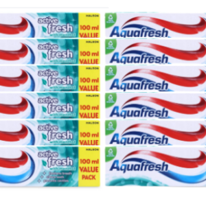 Aquafresh Active Fresh Toothpaste 100ml x 12