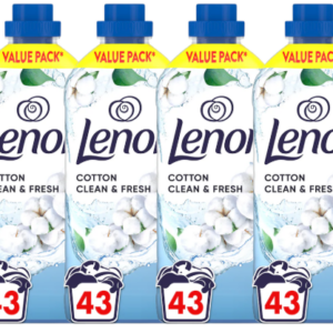 Lenor Cool Cotton Fabric Conditioner 43 Washes x 6