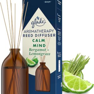 Glade Aromatherapy Reed Diffuser Lemongrass & Bergamot Calm Mind 80ml Reed