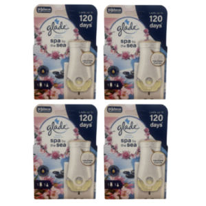 Glade Spa By The Sea Plug And Refill x4