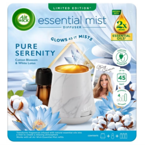 Air Wick Essential Mist Diffuser Pure Serenity Kit 20ml
