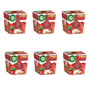 Air Wick Essential Oils Candle Apple And Cinnamon (6 x 105g)