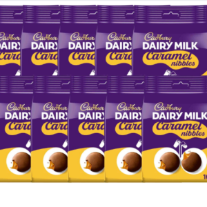 Cadburys Nibbles Dairy Milk Caramel Buttons 100g X 10