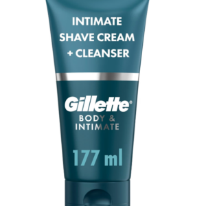 Gillette Men's Body and Intimate 2in1 Shave Cream & Cleanser, 177ml
