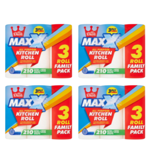 Little Duck Max Kitchen Roll 3Pk (4x 3pk) 12 Rolls