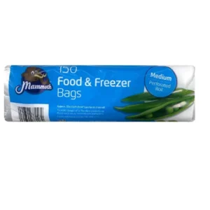 Mammoth Food & Freezer Bags 9cm x 14cm 150 Pack
