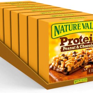 Nature Valley Protein Peanut & Chocolate Gluten Free Cereal Bars (32 x 40g)