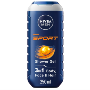 Nivea Men Sport 3in1 Shower Gel, Body, Face & Hair, 250ml