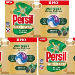 Persil XL Ultimate Active Clean Washing Capsules (3 x 38 Washes)