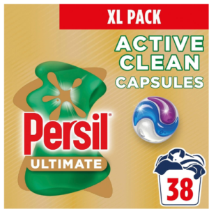 Persil XL Ultimate Active Clean Washing Capsules, 38 Washes