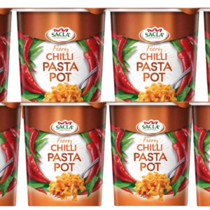 Sacla Italian Instant Pasta Pot Fiery Chilli Flavour 8 x 80g