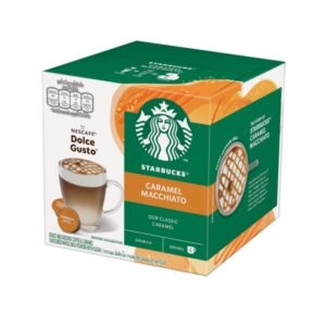 Starbucks Caramel Macchiato by Nescafe Dolce Gusto Coffee Pods, 18 Drinks