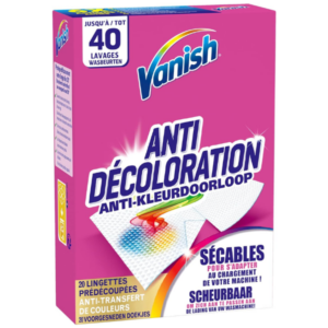 Vanish Anti Colour Transfer Box 20 Sheets