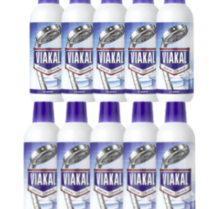Viakal Anti-Limescale Liquid Bathroom Cleaner 500ml x 10