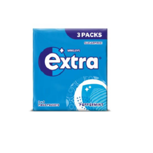 Wrigley's Extra Peppermint SugarFree Chewing Gum Multipack 3 x 9 Pieces