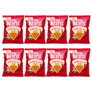 Kettle Tortillas Sweet Chilli & Sour Cream 8 x 140g