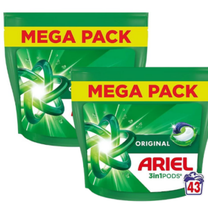 ARIEL 3-in-1 Original Laundry Capsules 86 Washes