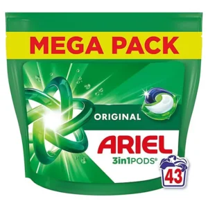 ARIEL 3-in-1 Original Laundry Capsules 43 Washes