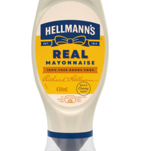 Hellmann's Squeezy Real Mayonnaise Sauce 430ml