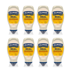 Hellmann's Squeezy Real Mayonnaise Sauce (8x 430ml)